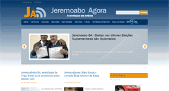 Desktop Screenshot of jeremoaboagora.com.br
